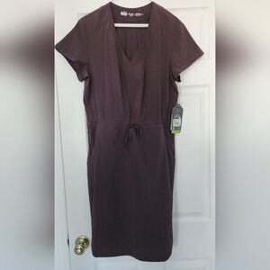 REI Dark Brown Aoraki Women's Travel Dress